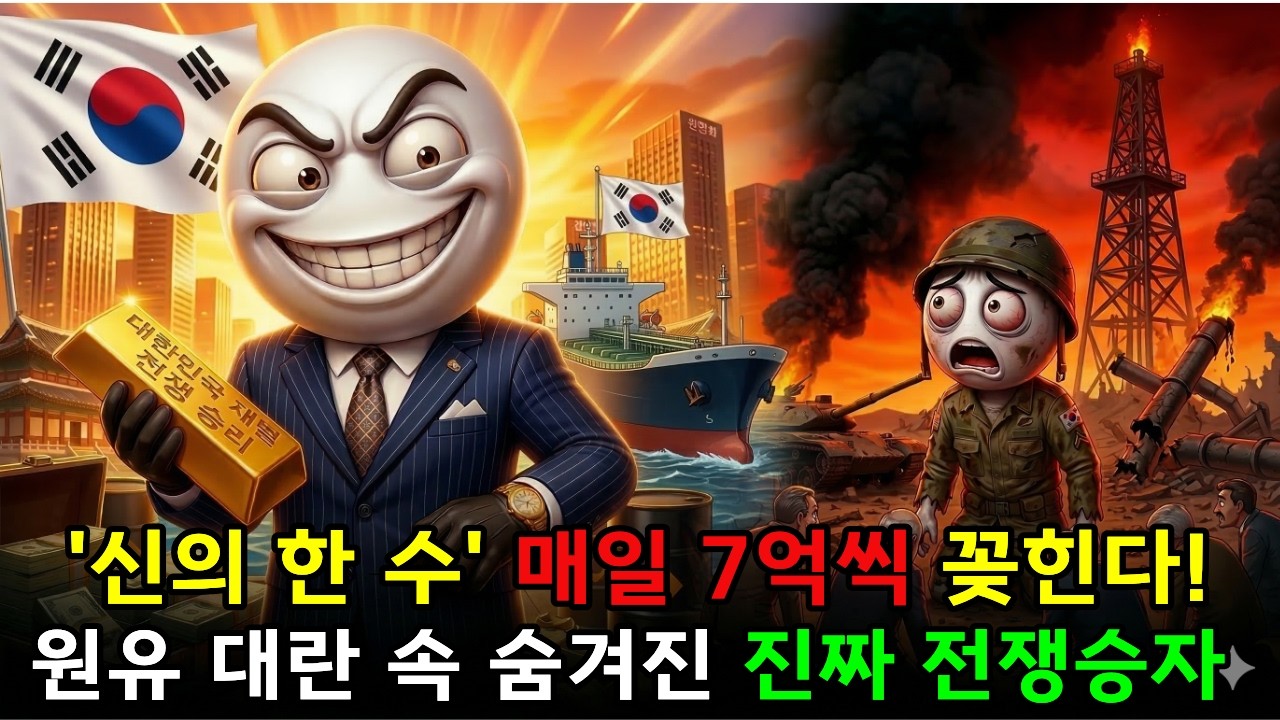하룻밤 7억씩 통장에 꽂힌다! 절묘하게 타이밍 맞춘 한국재벌 신의 한수, 이란 전쟁 진짜 승자의 정체