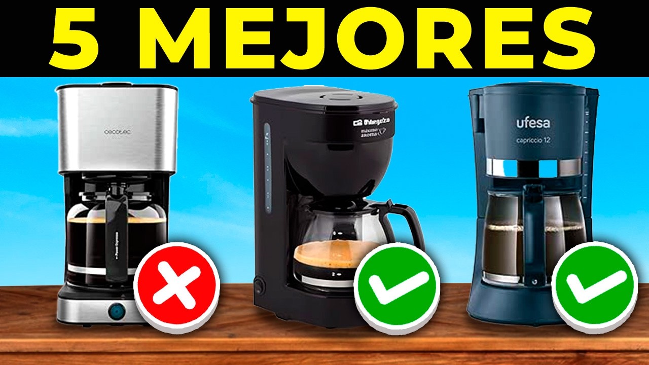 ✅ Las 5 MEJORES CAFETERAS DE GOTEO 2025 Calidad Precio | CAFETERAS DE GOTEO Amazon