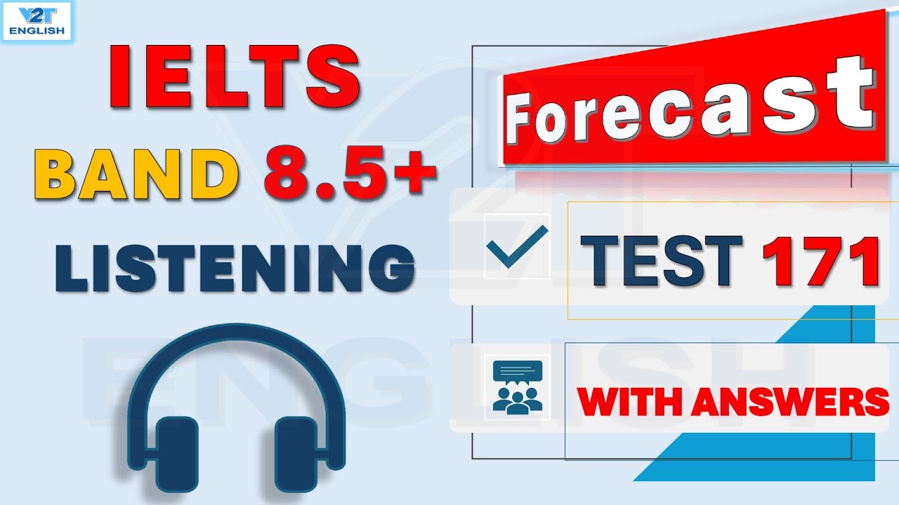 Последний пробный тест IELTS по аудированию 2025 года с ответами | Тест 171
