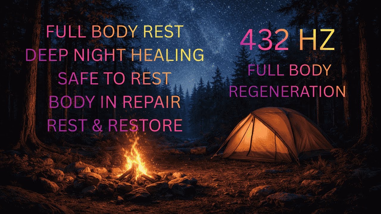 432Hz Full Body Regeneration Deep Healing Music / Gentle Mind-Body Healing Frequency 3Hrs Relaxation