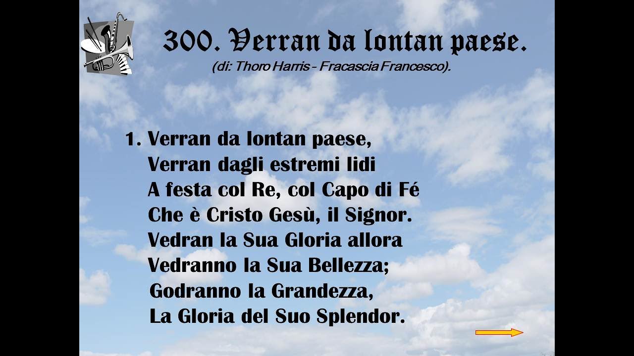 300. Verran da lontan paese (di:  Thoro Harris - Fracascia Francesco).