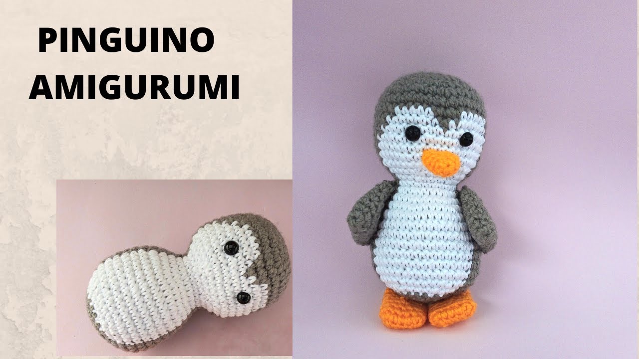 PINGUINO AMIGURUMI TUTORIAL PASO A PASO-TEJIDO A CROCHET #2