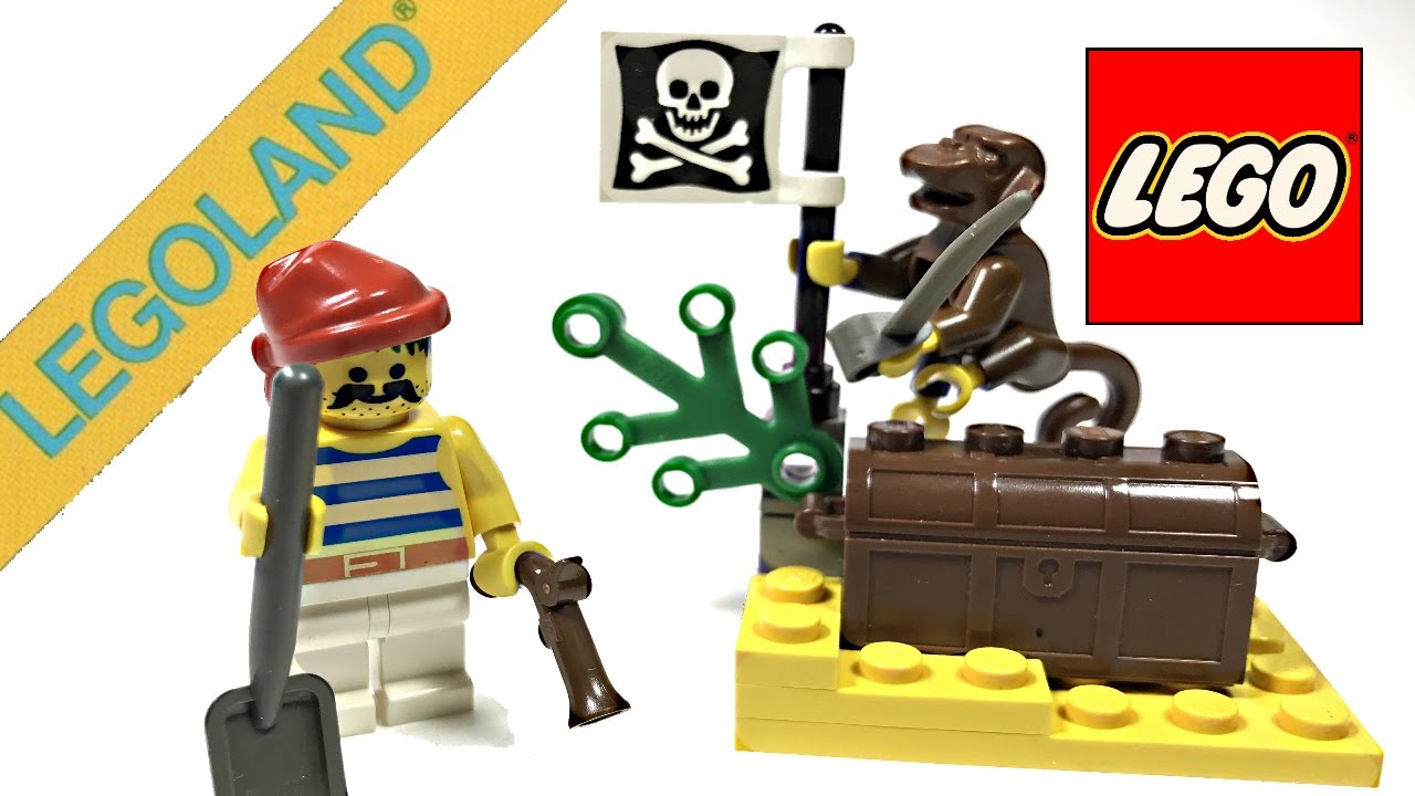 First LEGO Pirates set EVER! 1989 Buried Treasure review! 6235!