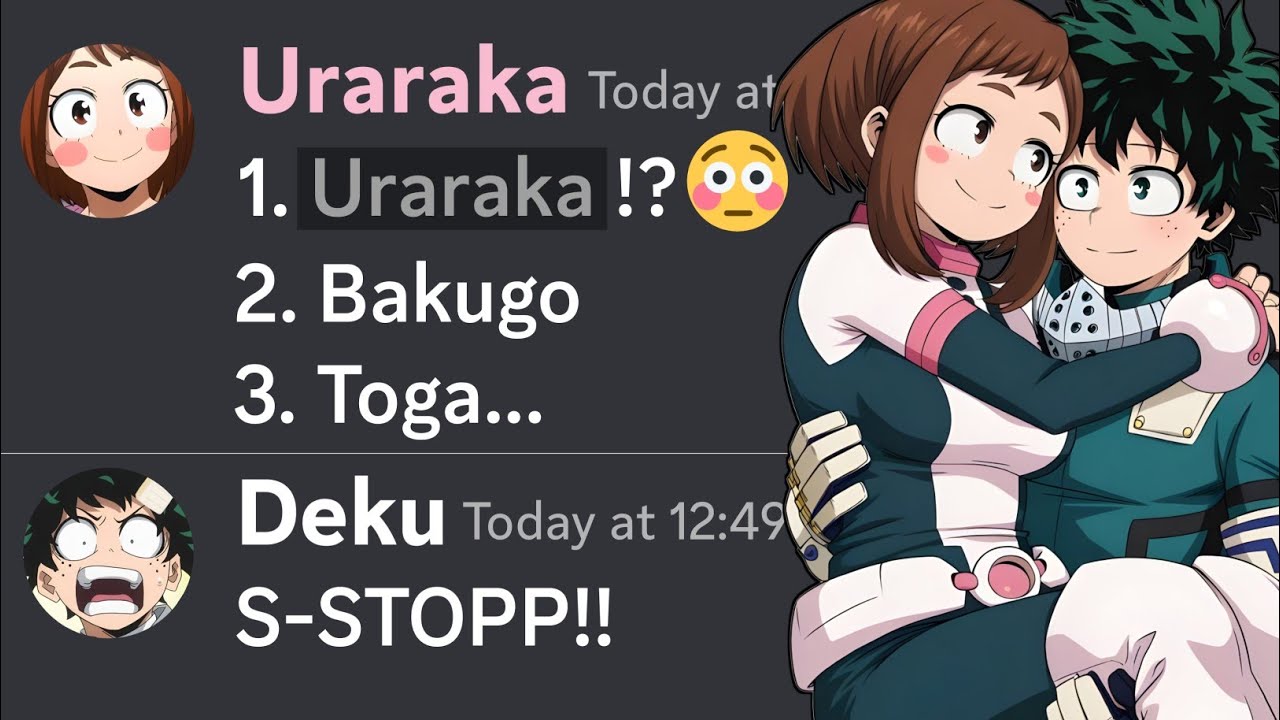 If Uraraka Found Deku's Crush List...