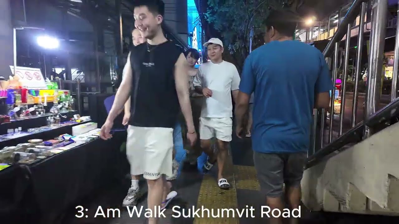 Bangkok's Wildest Boom Boom  Spot #WalkingTour#CityAmbience#NoTalking#StreetSounds#UrbanLife
