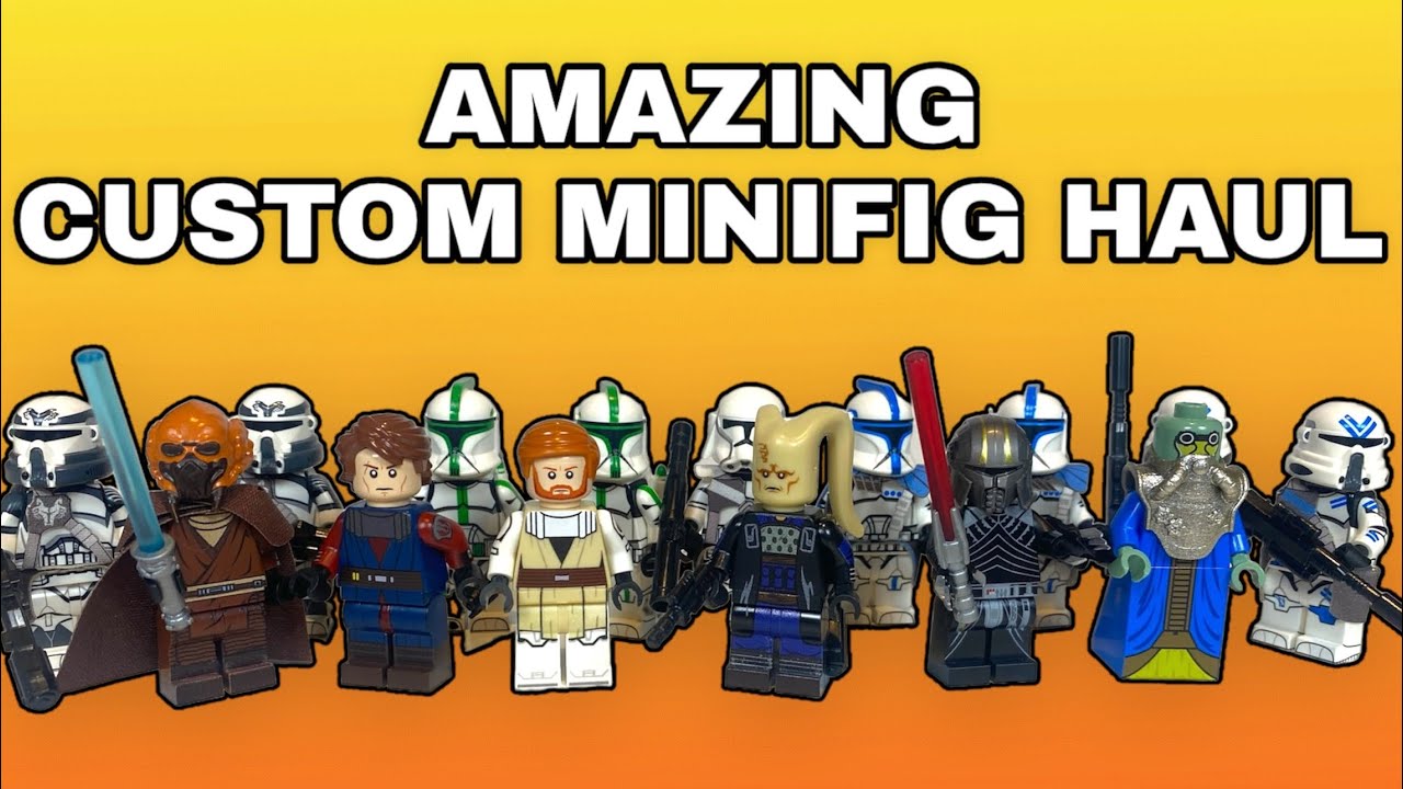 Insane LEGO Star Wars Custom Minifigure Haul!! (Clonearmycustoms, Bigkidbrix, Kaminobricks)