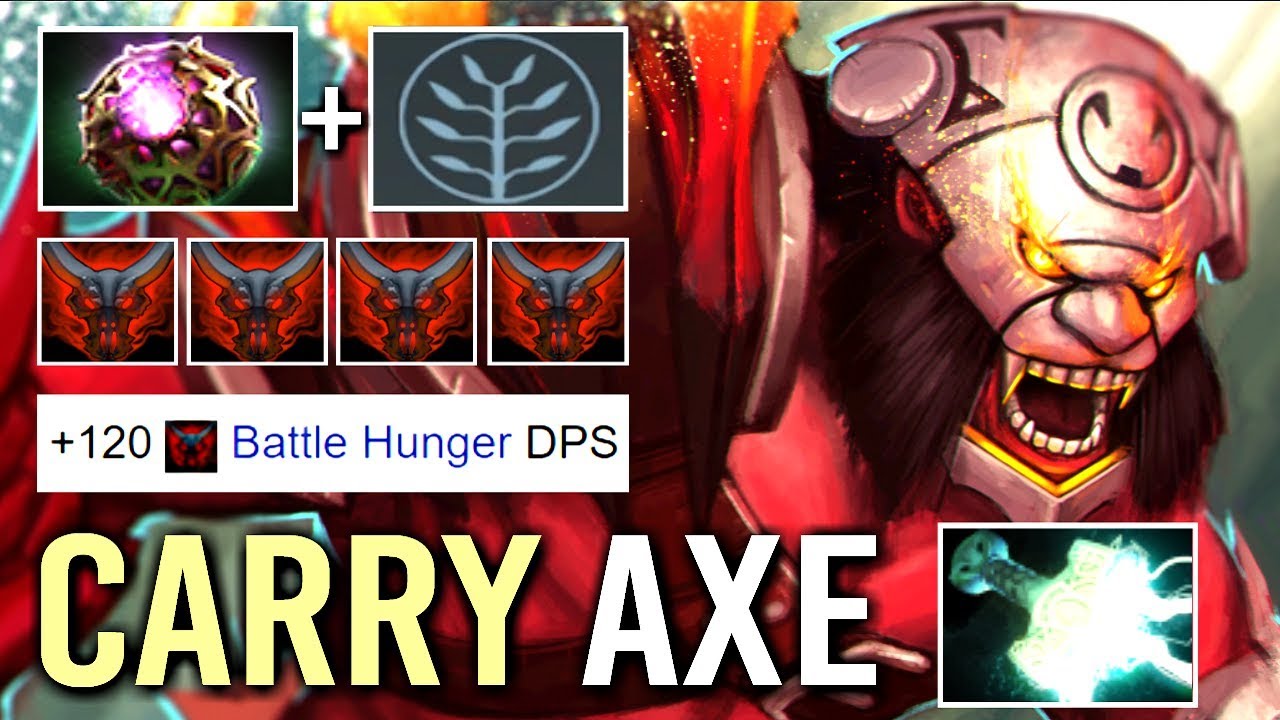 NEW META 7.16 Octarine Core Axe Carry 160 DPS Hunger vs Right Click by Smash Epic WTF Dota 2