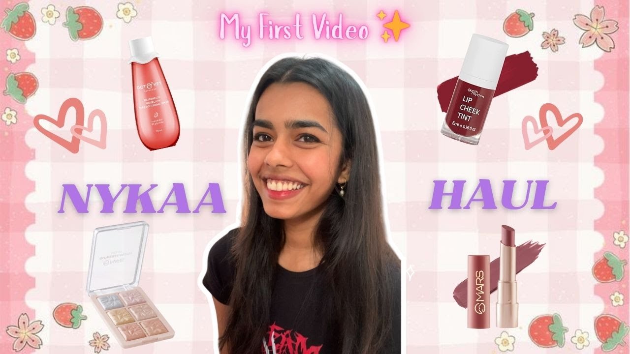 Nykaa Haul Gone Wrong | My First Ever YouTube Video 🫠