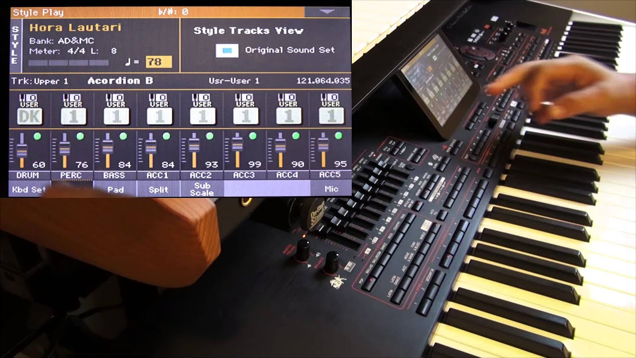 KORG seria Pa - Setare in Style Record & Daniel Andronescu
