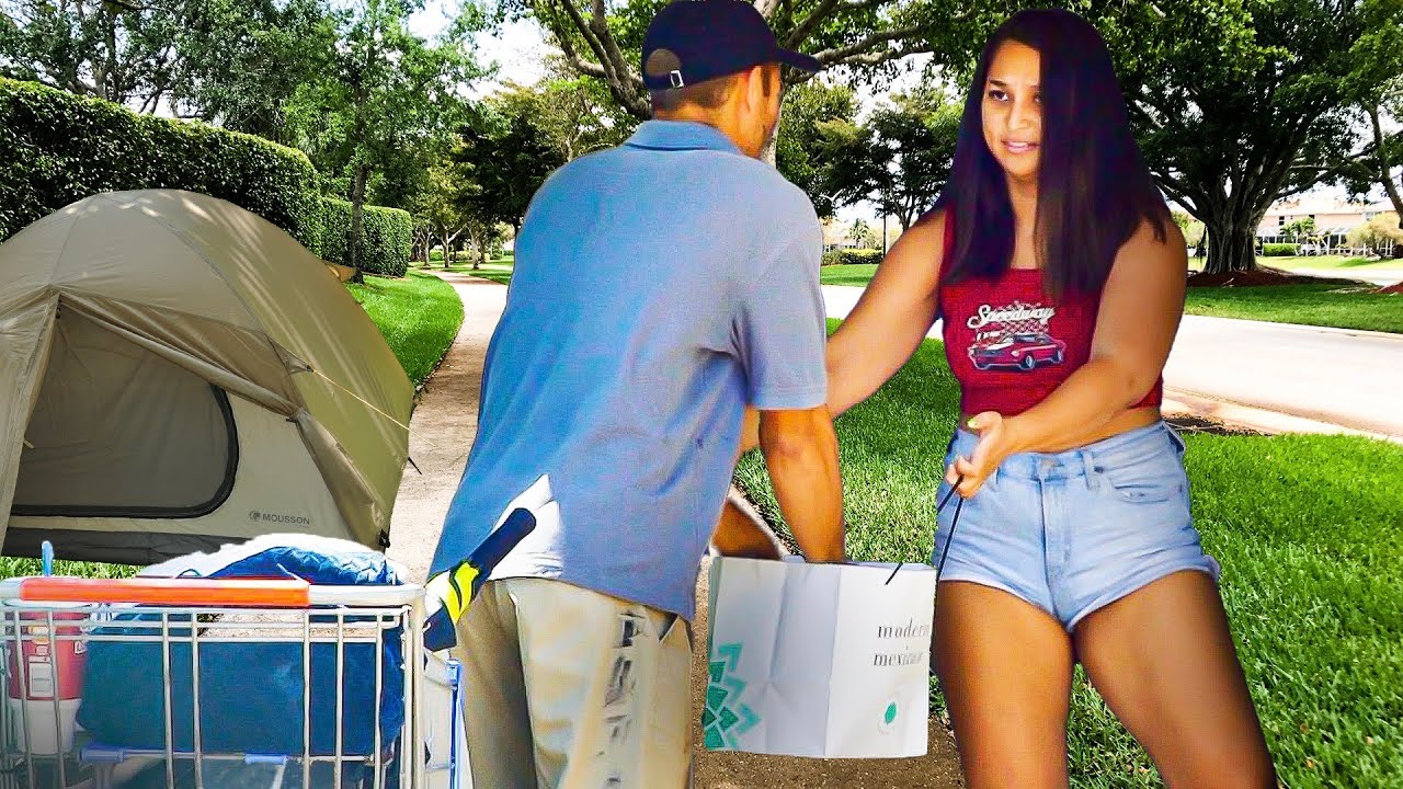Homeless Man Paying Strangers Rent