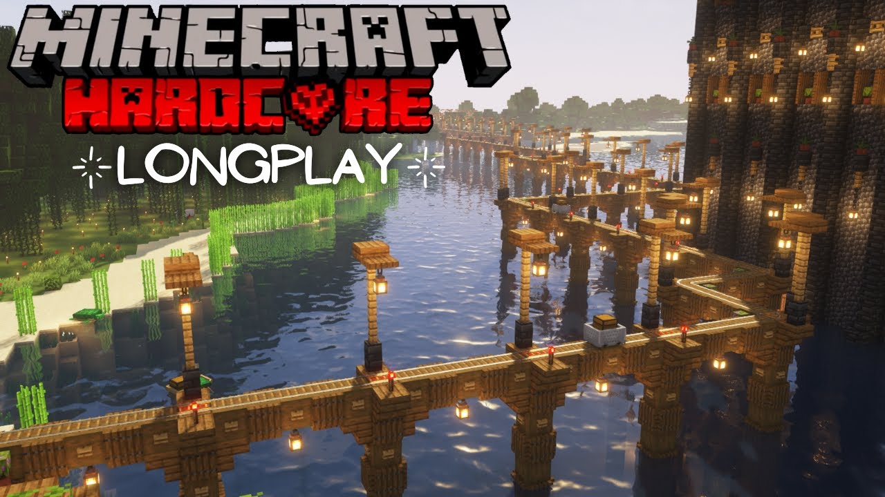 Minecraft Longplay - Minecart Transport System - Relaxing Building (No Commentary) 1.19 Hardcore