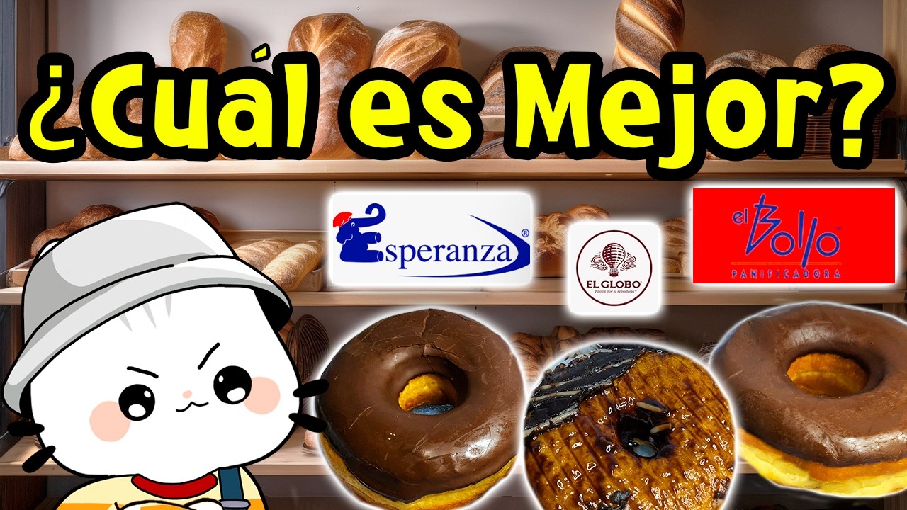 Duelo de PANADERÍAS FAMOSAS La Esperanza VS El Globo VS El Bollo