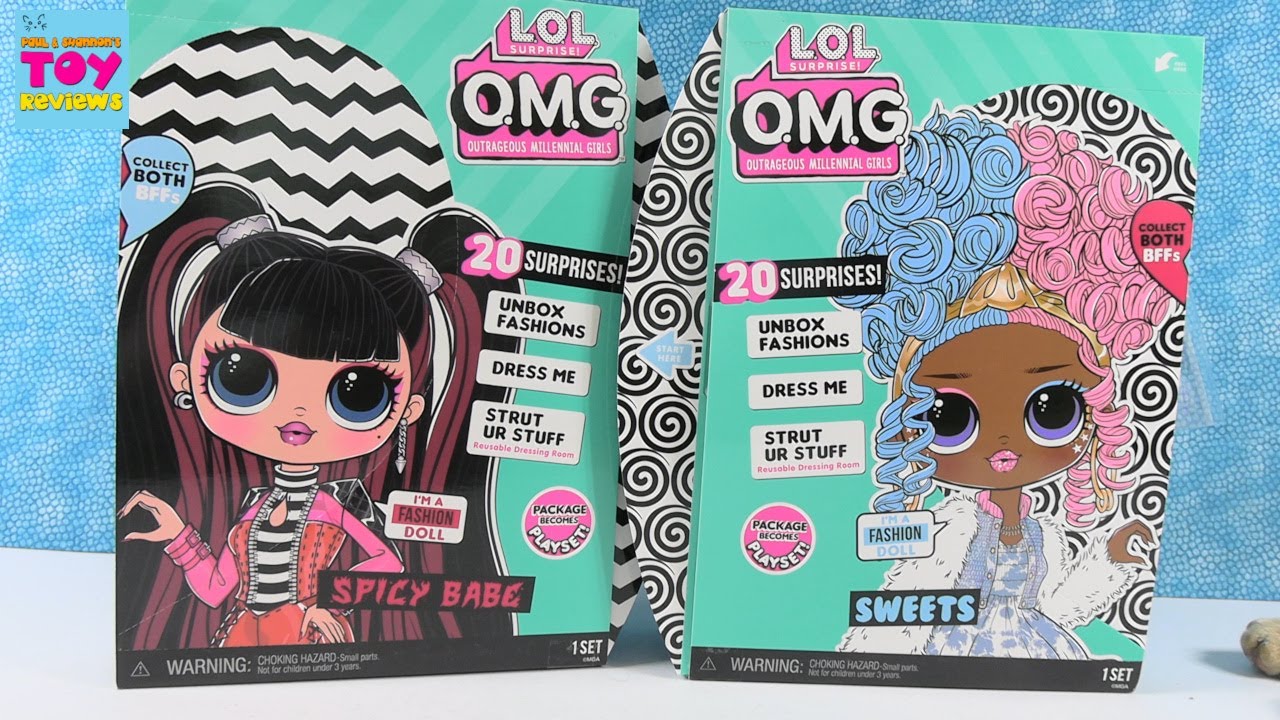 LOL Surprise OMG Spicy Babe Sweets Doll Unboxing Review | PSToyReviews