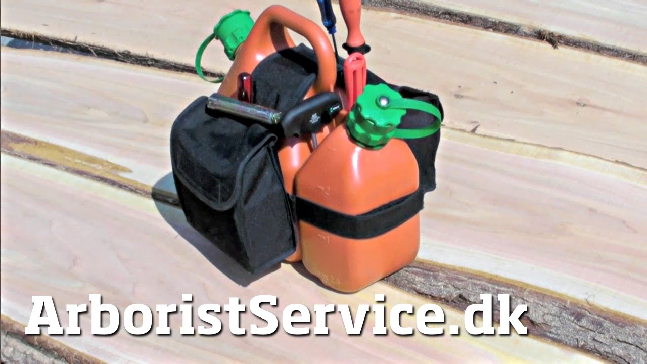 Chainsaw tools - Combi Can Saddlebag - by Soren Satellit