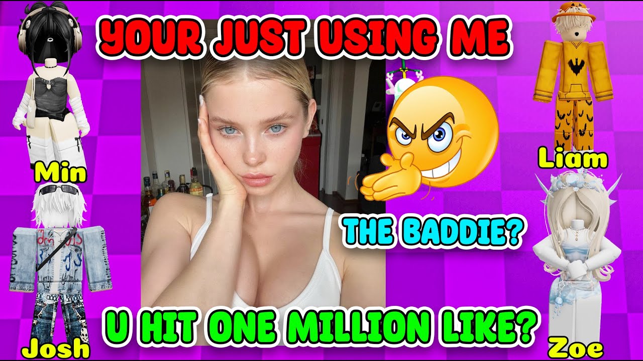 TEXT TO SPEECH Roblox Story🐙DON'T CRY AND SMILE🐙Emoji Groupchat Conversations