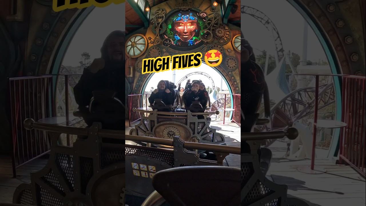 High five? Ride to happiness
