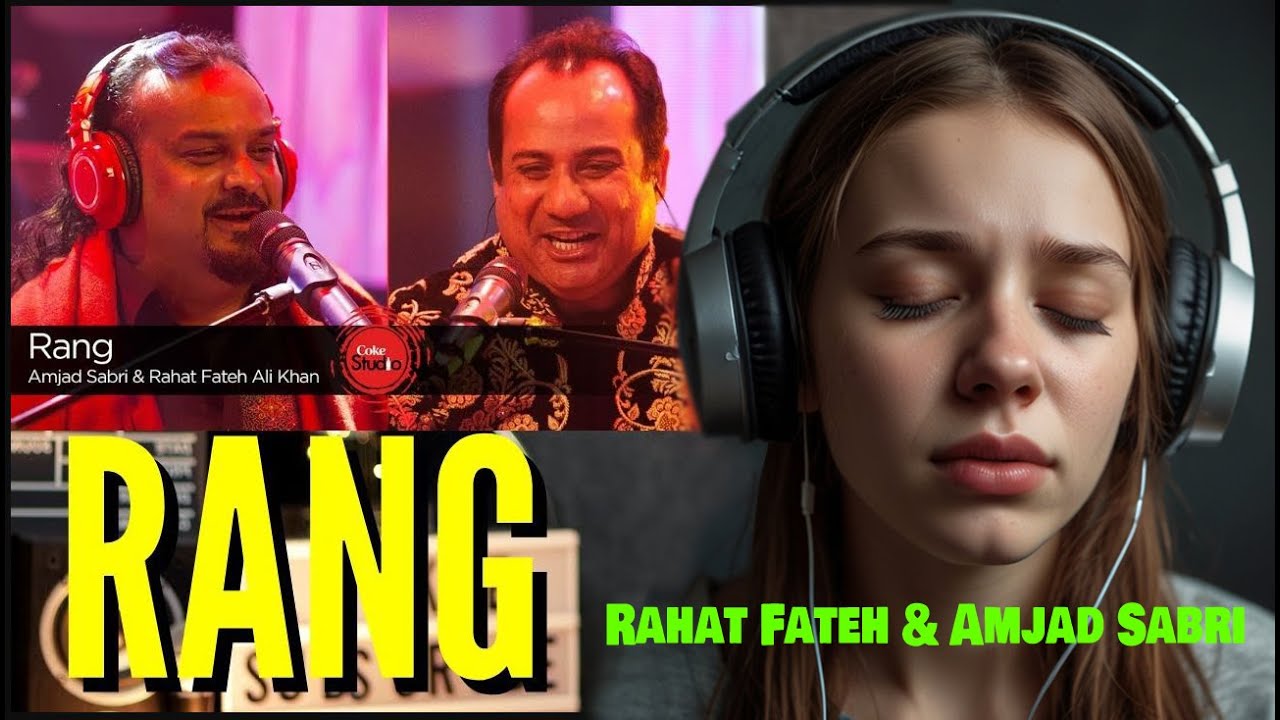 Amjad Sabri & Rahat Fateh | RANG| Coke studio | Vocal Coach Reaction Analysis (English)
