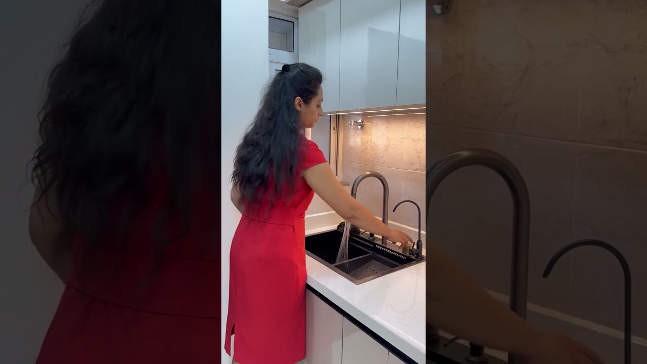 Multi Functional Kitchen Sink #interior #interiorsdesign #shorts