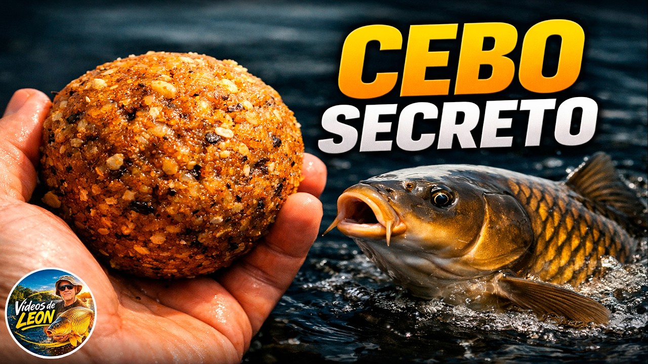 Cebo para pescar CARPAS con cebadores 