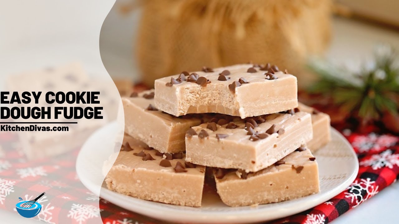 Easy Cookie Dough Fudge