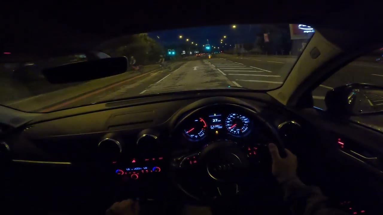 2016 Audi A3 Sportback 1.6 TDI 4K POV - Night Drive