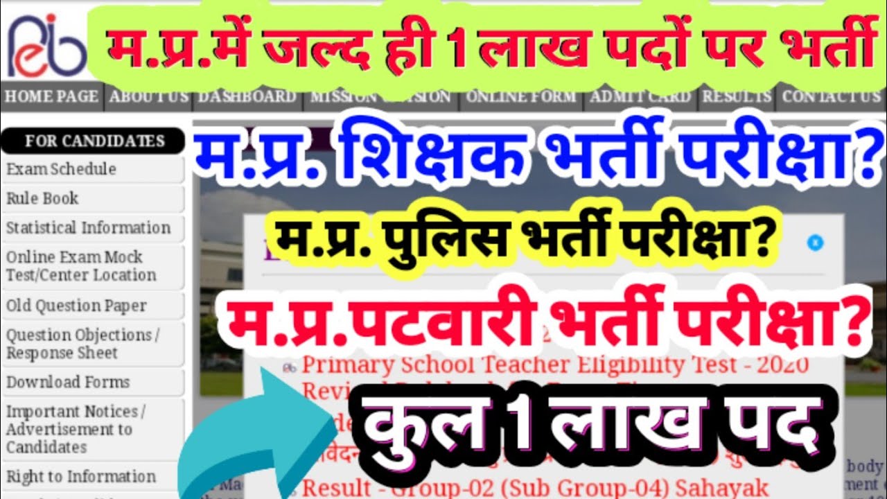 म.प्र.में जल्द ही 1 लाख पदों पर होगी भर्ती/mp varg 3 vacancy/mp police vacancy 2022/patwari vacancy
