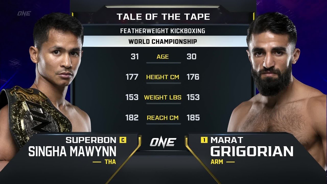 Супербон против Марата Григоряна | Полный бой ONE Championship