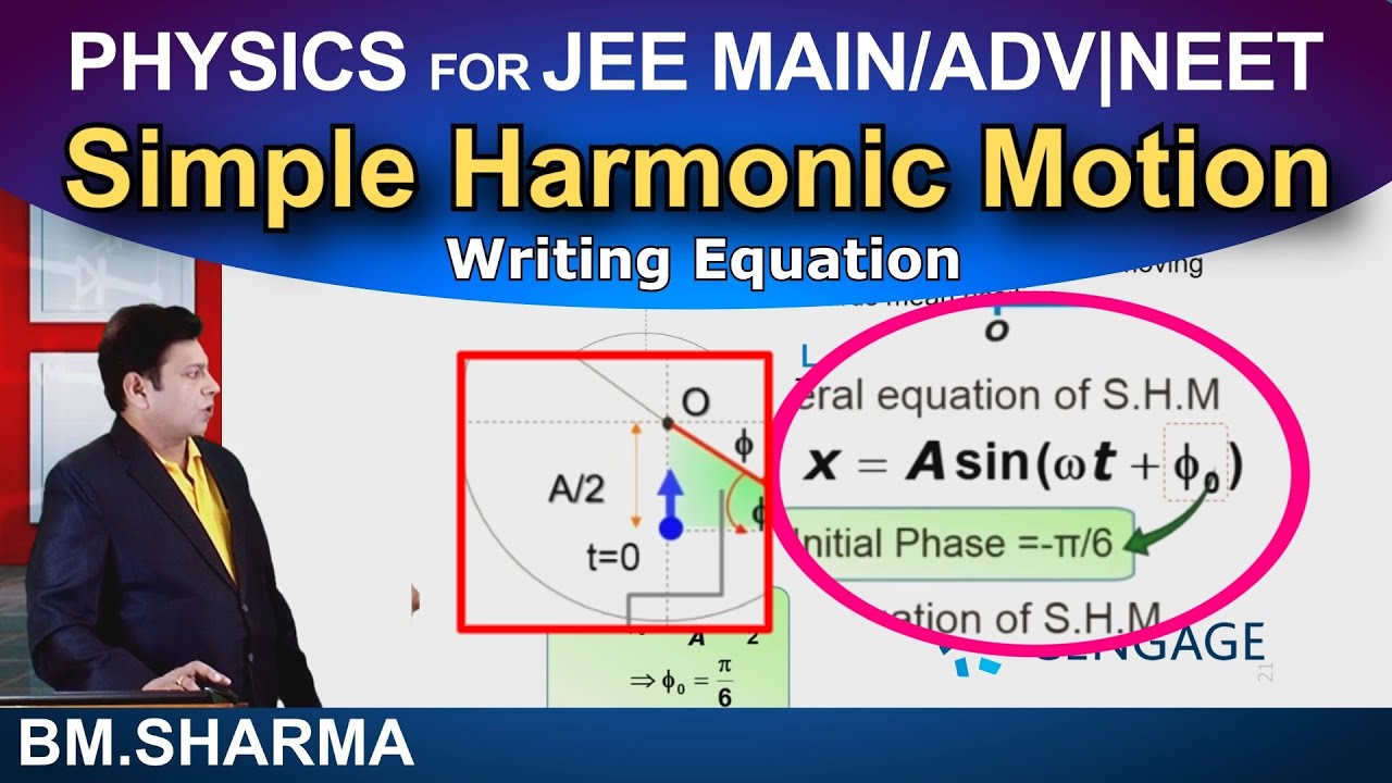 Simple Harmonic Motion |#NEET | #JEE Main Advanced Physics by BM Sharma #Cengage