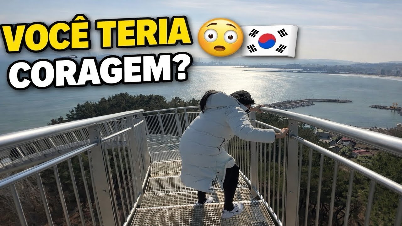 A caminhada mais assustadora da Coreia do Sul 😱🇰🇷 | Space Walk