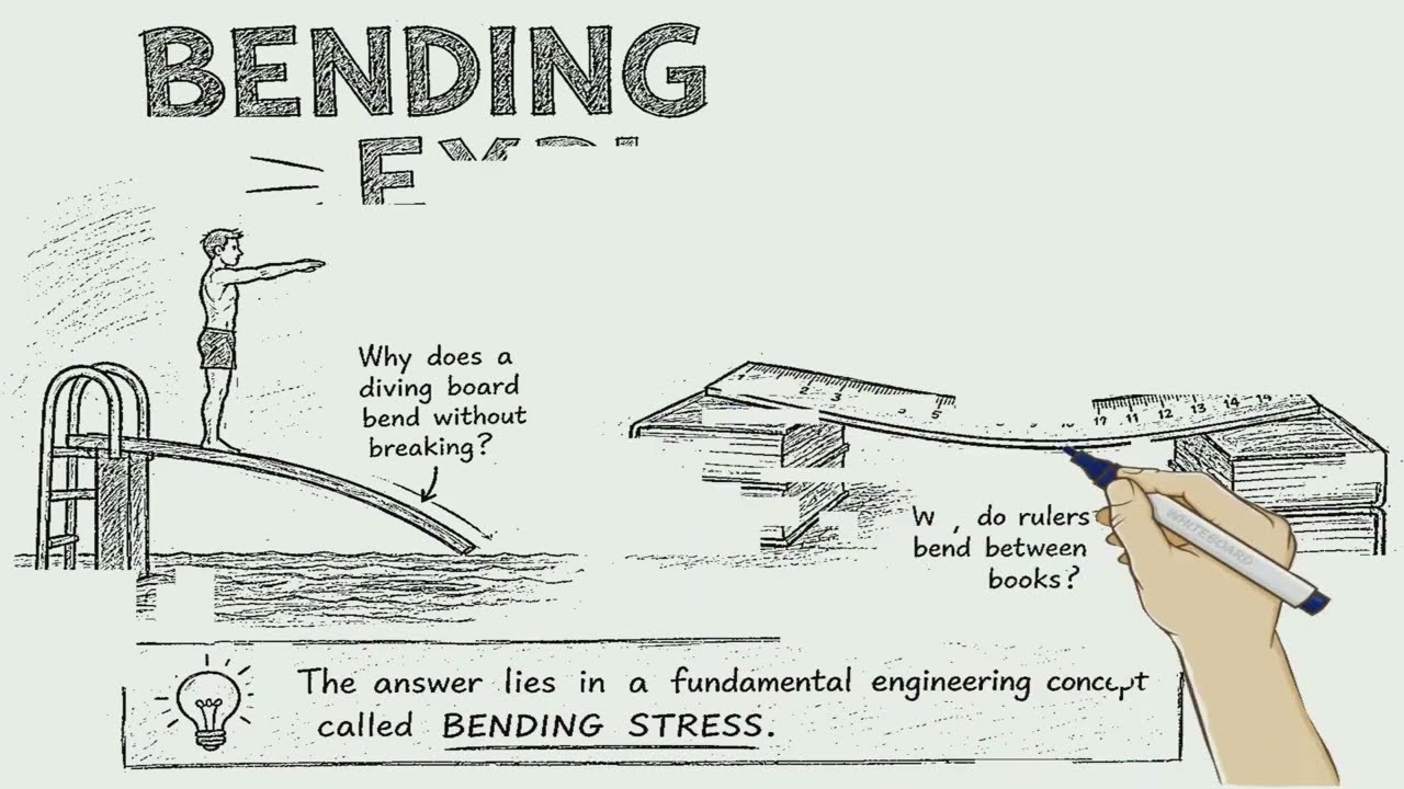 Bending Stress Explained | Neutral Axis, Compression & Tension Made Simple
