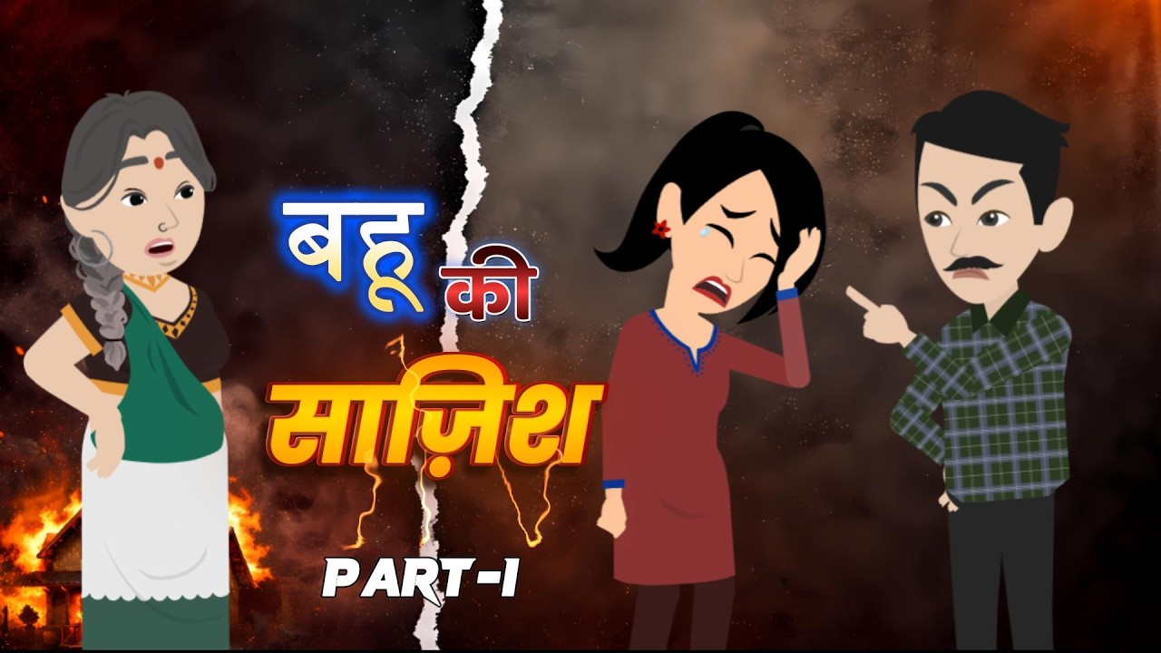बहू की साज़िश | Part-1 | Bahu Ki Saazish | Suspense Story | Moral Stories | Hindi Kahani | cartoon