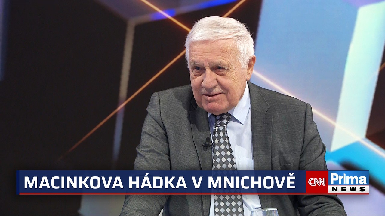 Klaus: Macinkova hádka v Mnichově? Zklamal by mě, kdyby to se Sikorskim bylo jinak