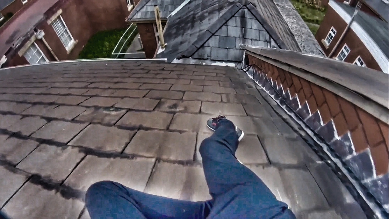 GO PRO ROOFTOP PARKOUR!!