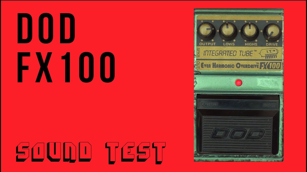 DOD FX100 Integrated Tube (Review)