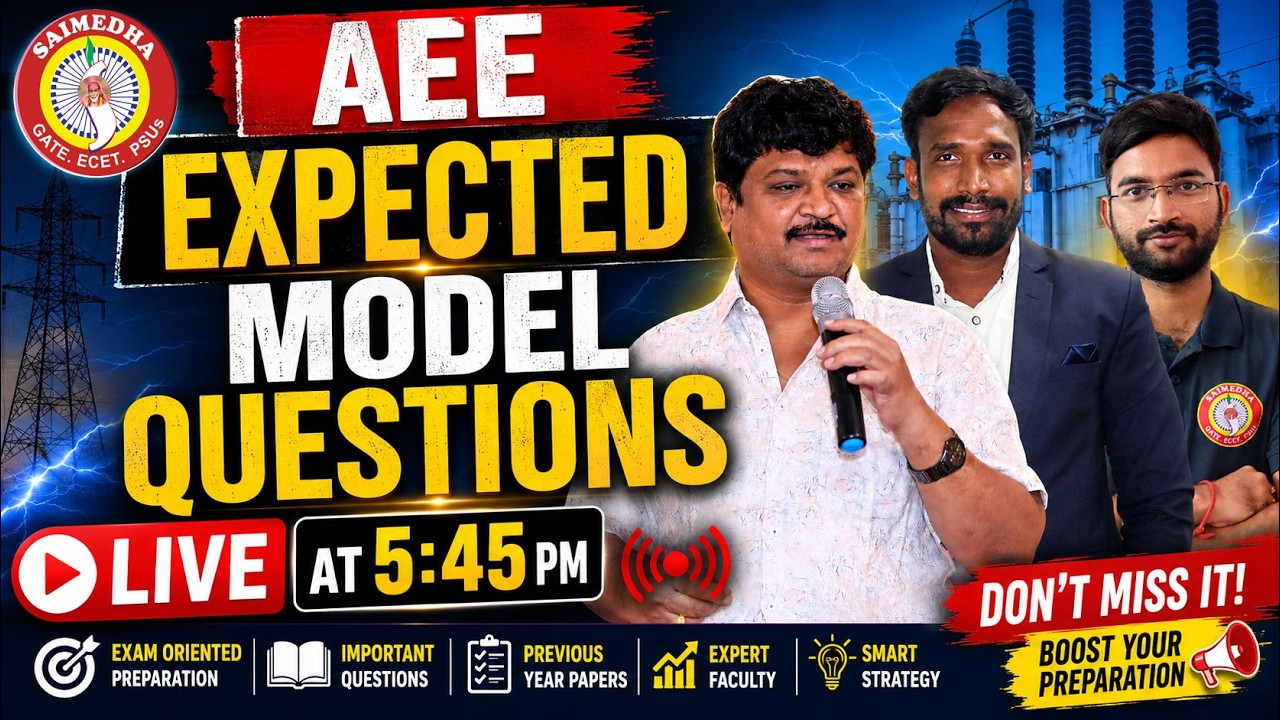 AP AEE Question Pattern 2026 | Master Series | AEE EXPECTED MODEL QUESTIONS-3