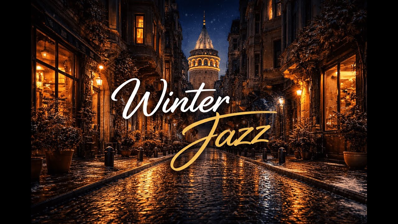 Winter Jazz Café ☕❄️ | Cozy Smooth Jazz for Relax & Focus | Drink and Sleep