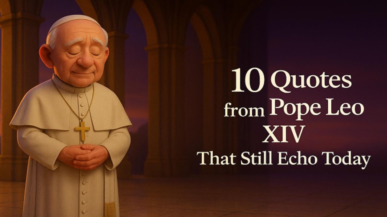 He Said This&hellip; And It Moved Millions | 10 Quotes from Pope Leo XIV That Still Echo Today