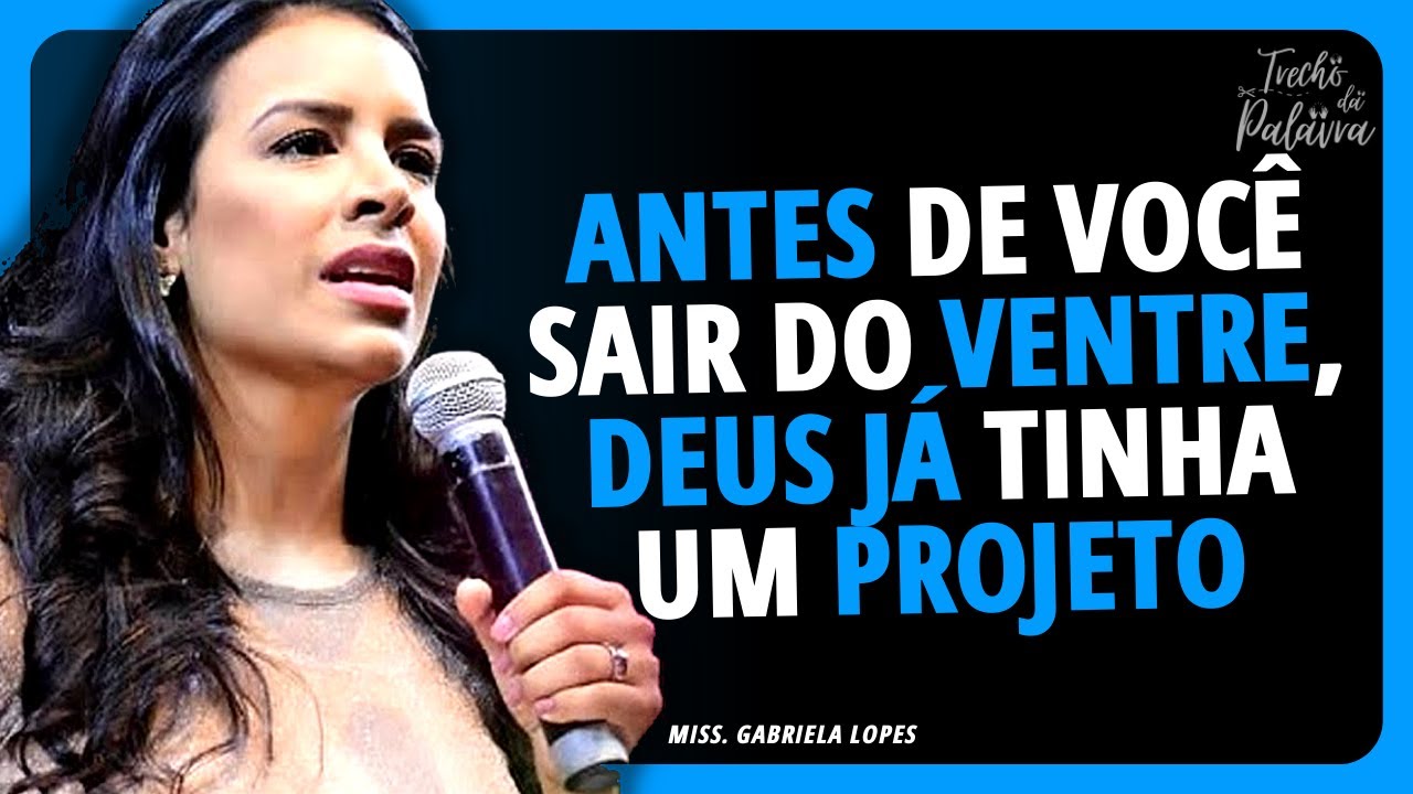 DEUS TEM PROJETO CONTIGO | Gabriela Lopes