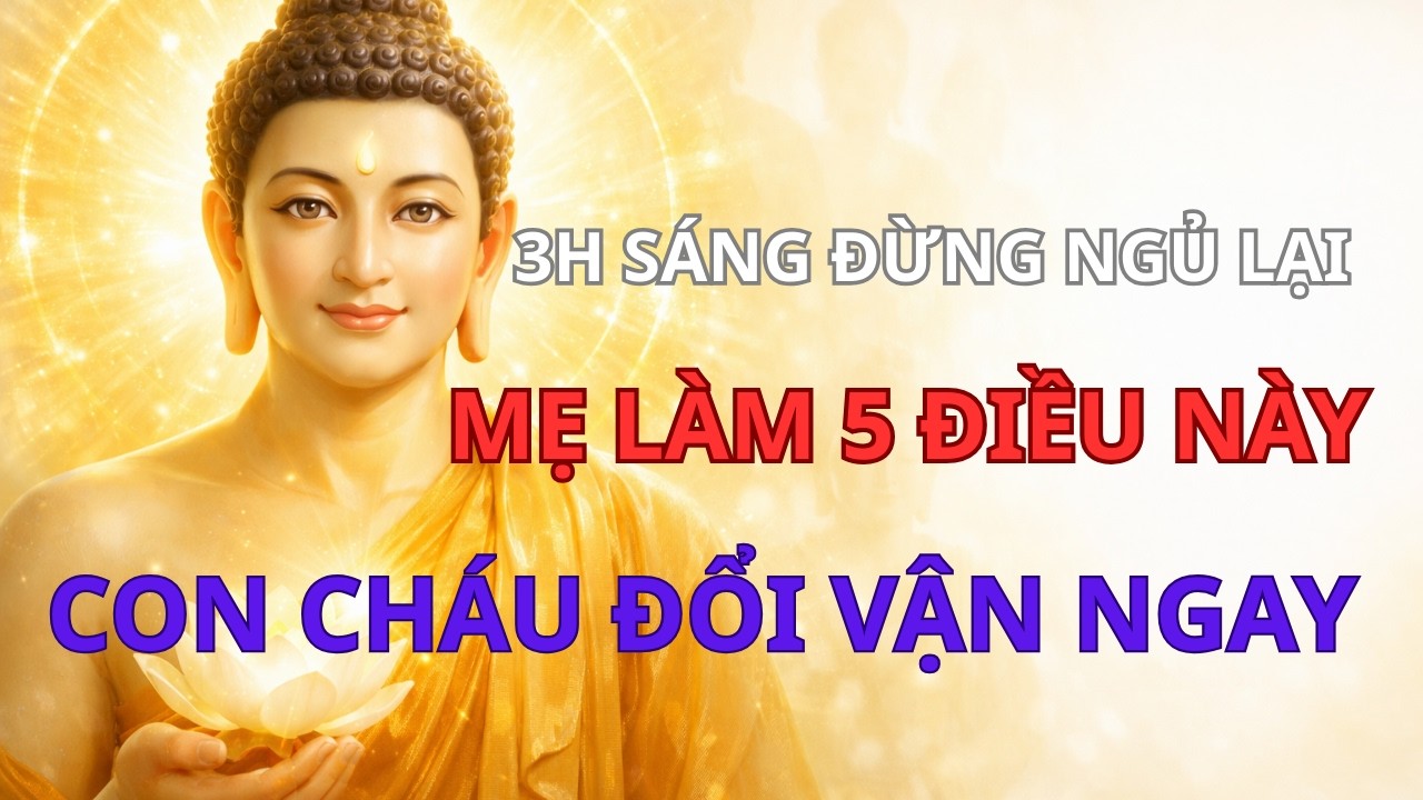 Khi Thức Giấc 2 - 3 Giờ Sáng: Hãy Làm 5 Điều Này, Phước Báu Vô Lượng, Con Cháu Đổi Vận