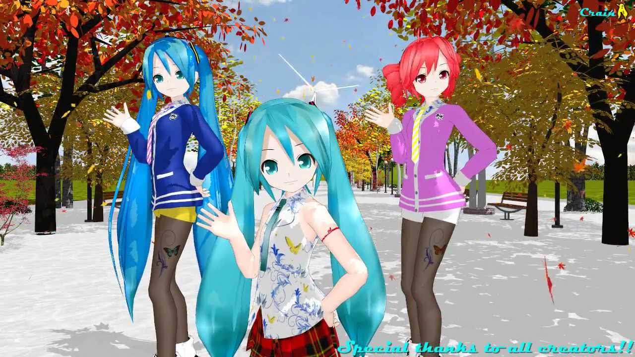 【MMD-DMC4】Lat式ミク・テト・ちびミク　『So much loving you★ -DIVA Edit-』