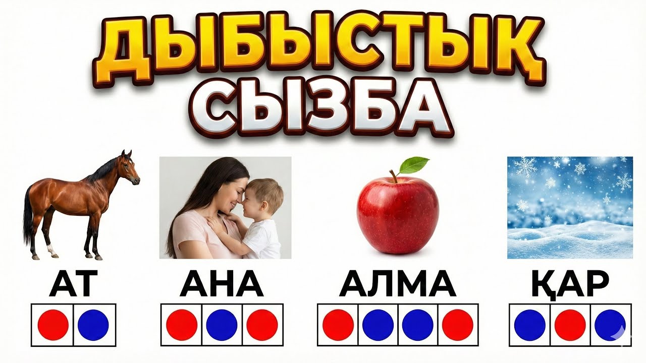  ДЫБЫСТЫҚ СЫЗБА|видео-сабақ