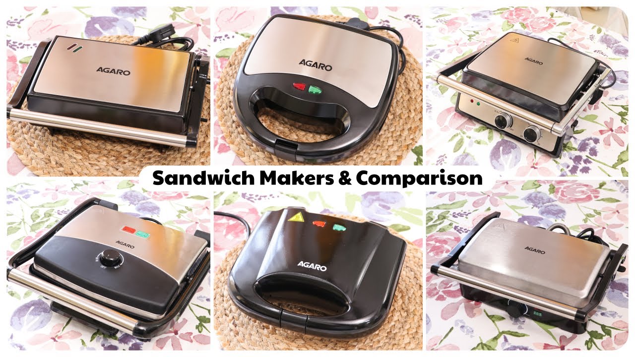 Guide to Find the Best Sandwich Maker | Different Sandwich Makers/Grill Comparison