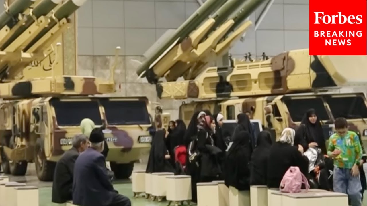 Iran Holds Exhibition To Display Weapon Systems Used In Attacks Against Israel