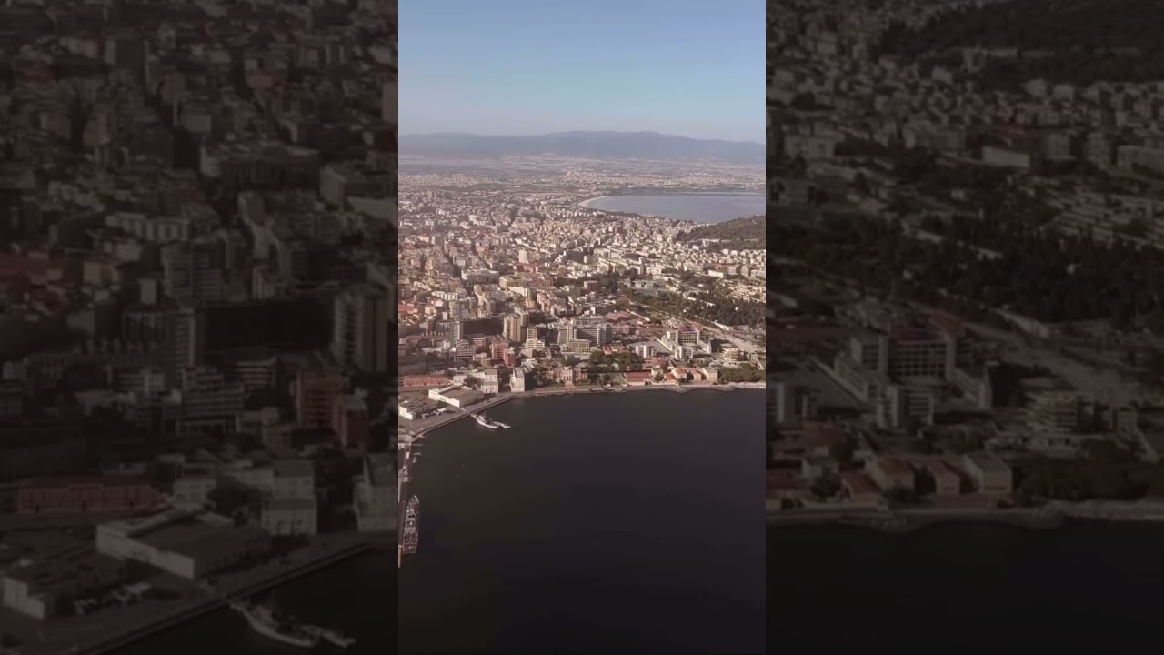Flying over Cagliari unveils the breathtaking splendor of capital Sardinia&rsquo;s