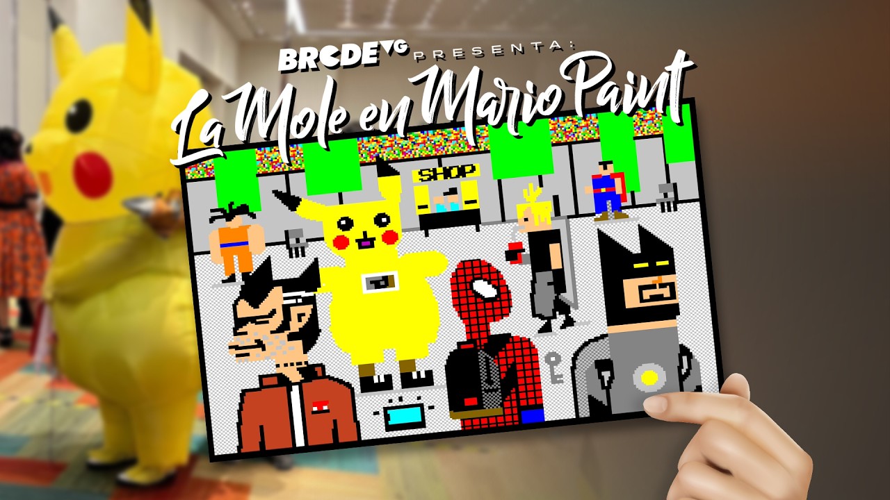 LA MOLE en MARIO PAINT 🦹🏻🖌️