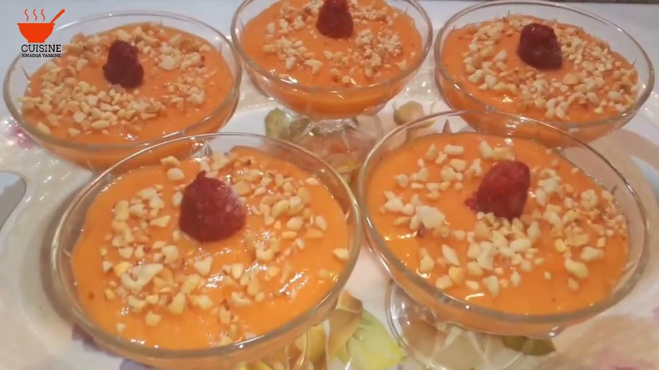 الذ وأسرع تحليات للصيف تيجو طووووووب وبمكونات سهلة واقتصادية  🍮🍮🍮🍮