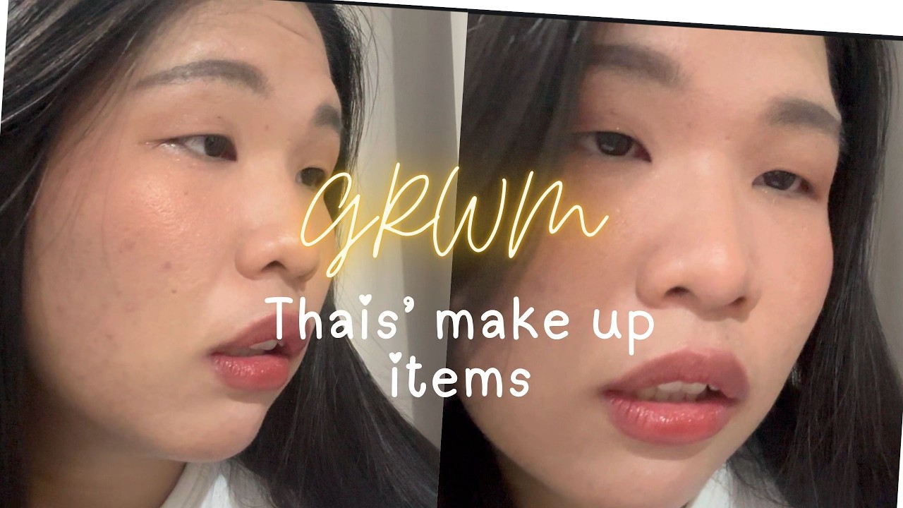 GRWM//Thais' make up item//Trying to create a clean look #acneproneskin #comboskin