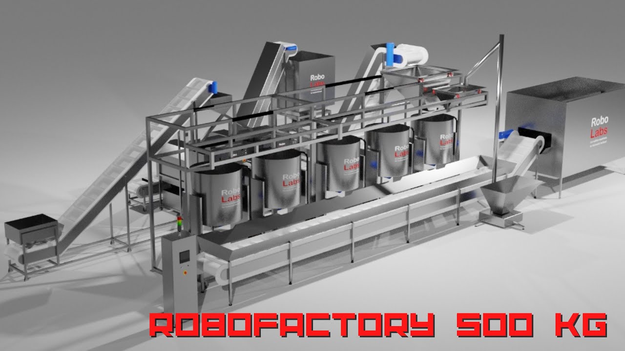 RobopopFactory 500  Industrial Caramel Popcorn Equipment
