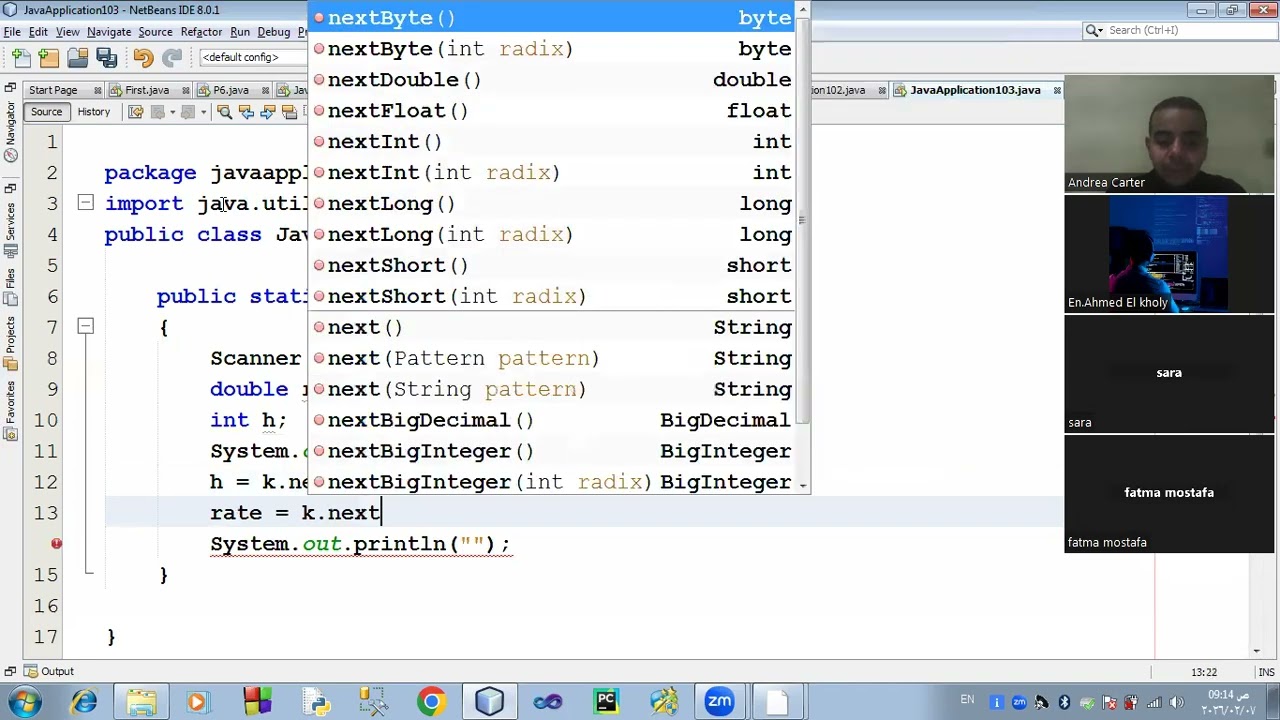 Java session 1 & 2 & 3 Equation part 3