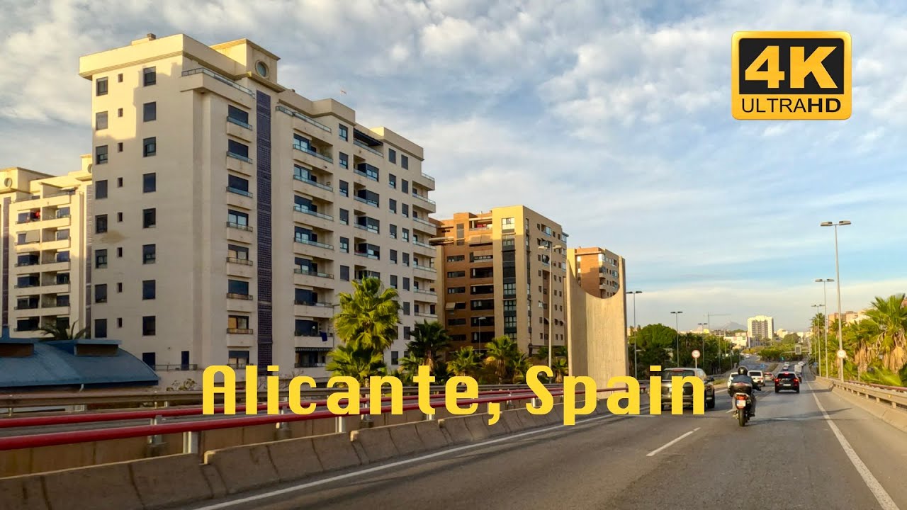 Scenic Drive Through Alicante from Vistahermosa to Castalla, Spain